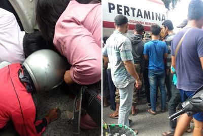 Bocah Tewas Terlindas Truk Setelah Jatuh dari Sepeda, Orangtuanya Menangis Histeris 