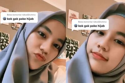Wanita Non-Muslim Ini Coba Pakai Hijab, Netizen Auto Salah Fokus