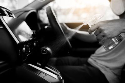 Dukung Mobil Tetap Steril, Mitsubishi Lakukan Treatment dengan Disinfektan