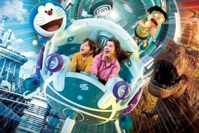 Menerobos Ruang dan Waktu dengan Roller Coaster Doraemon di Universal Studios Jepang