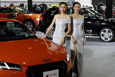 FOTO: Pesona Model Cantik di Bangkok International Motor Show 2020