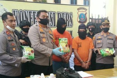 Pengedar Selundupkan Narkoba Jenis Sabu di Medan dalam Bungkusan Teh China