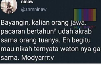 Orang Jawa Mau Pacaran Bertahun-tahun Kalau Wetonnya Gak Sama Pasti Kandas, Benarkah?