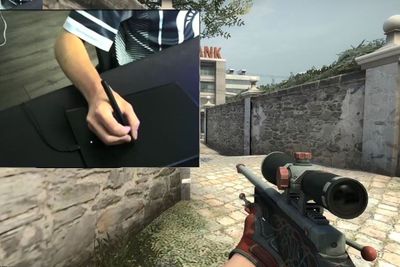 Tak Pakai Mouse, Gamer Ini Main Game CS:GO Pakai Tablet Pen, Netizen: Master!