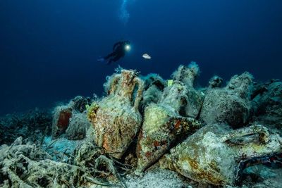 Wow! Bangkai Kapal Besar di Yunani Diubah Jadi Museum Bawah Laut