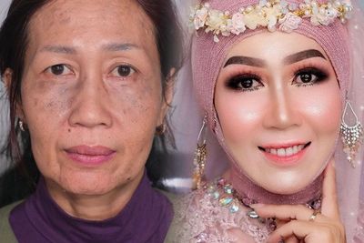 Bikin Pangling, Nenek 60 Tahun Ini Berubah Jadi Cantik & Muda Gegara Kekuatan Make Up