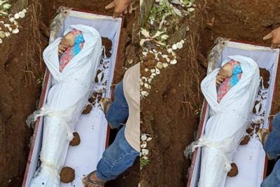 Viral Foto Jenazah Pasien Covid-19 Dikubur Masih Pakai Daster, Lurah Angkat Bicara