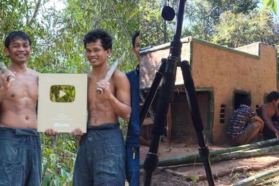 Bangun Rumah Pakai Bambu & Alat Seadanya di Hutan, Pria Ini Dapat Penghargaan dari Youtube