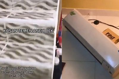 Wanita Ini Beberkan Kamar Kos Temannya yang Sangat Aneh, AC di Lantai