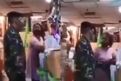 Ingatkan Agar Pakai Masker, TNI Ini Justru Dibentak Emak-emak: Reaksinya Tetap Sabar