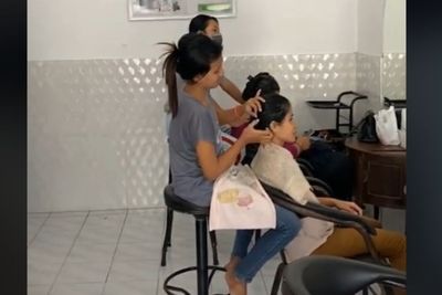 Viral Salon Murah, Cuci Potong dan Catok Rambut Cuma Rp5.000, Hasilnya Bikin Kaget