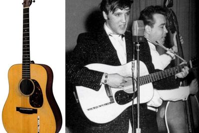 Gitar Akustik Berhias Huruf Logam Milik Elvis Presley Terjual Rp17,4 M