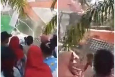Kalap, Istri Tua Ratakan Rumah Istri Muda karena Ketahuan Dibeliin Suaminya