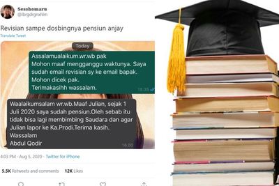Saking Lamanya Gak Bimbingan Skripsi, Mahasiswa Ini Kaget saat Tahu Dosennya Sudah Pensiun
