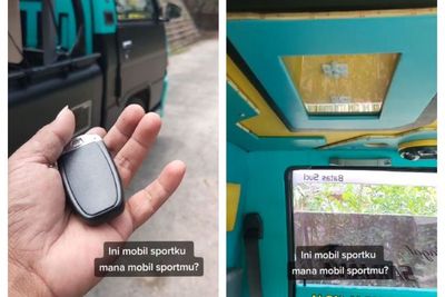 Pengen Punya Mobil Sport, Pria Ini Modifikasi Pikap Jadi Keren Banget, Keyless Cuy!