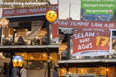 Rayakan 17 Agustus, Kedai Ini Malah Tawarkan Diskon untuk Orang yang Namanya Bukan Agus