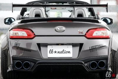 Mobil Daihatsu Copen Ini Disulap Menjadi Nissan GT-R Versi Mini, Keren Abis!