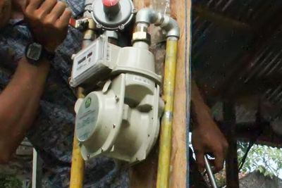 FOTO: Pengusaha Catering Mulai Gunakan Jaringan Gas PGN