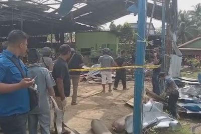 Dar! Ledakan Tabung Gas Elpiji Kawasan Jalan Binjai, Rumah dan Bengkel Las Porak Poranda