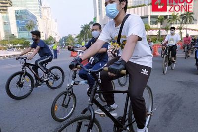 Dishub DKI Kembali Buka 10 Jalur Sepeda untuk Olahraga Warga