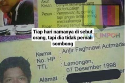 Ramai Polemik Kata Anjay, Pria Ini Bernama Anjir , Kira-Kira Bakal Dipenjara Gak Ya?