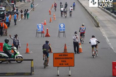 Jelang PSBB Total, 10 Jalur Sepeda di Jakarta Ditutup