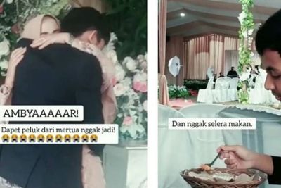 Cowok Datang ke Nikahan Mantan, Tak Selera Makan dan Ambyar di Pelukan Mantan Calon Mertua