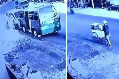 Terekam CCTV, Fakta Tragis Penjual Somay Terpental Ditabrak Pengendara Calya di Cicalengka