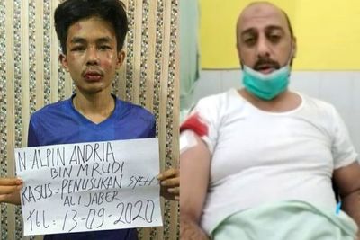 Ini Identitas Pelaku Penusukan Syekh Ali Jaber