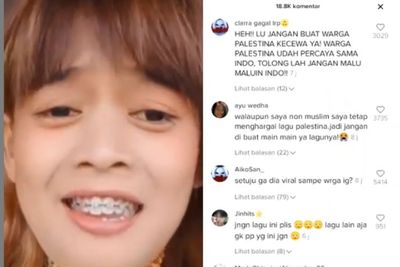 Viral Cewek Bikin Konten Tiktok Nyanyi Lagu Atouna El Toufoule , Habis Dihujat Netizen