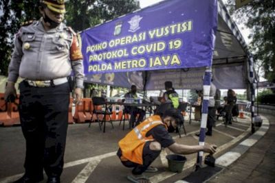 Operasi Yustisi Hari ke-9, Ratusan Tempat Usaha Melanggar Ditindak di Seluruh Indonesia