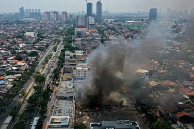FOTO: Kebakaran Pasar Cempaka Putih
