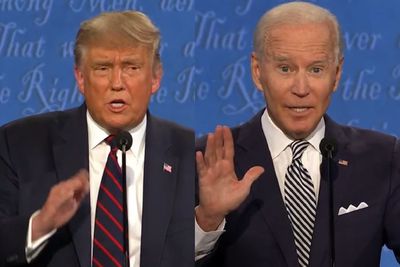 Perang Sengit Trump-Biden, Saling Hujat di Debat Capres Perdananya