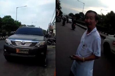Viral Diduga Warga Sipil Pakai Mobil Berpelat TNI di Jakpus, Ngaku Anggota Aktif