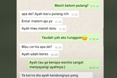Anak Perempuan Curhat ke Ayahnya via WA, Isi Chat Bikin sang Ayah Nyesek: Maafin Ayah 
