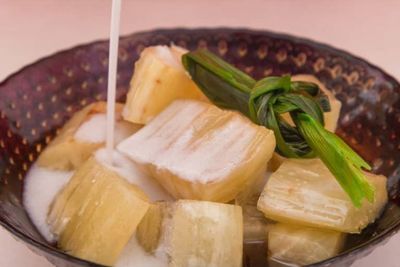 Resep Singkong Krim Kelapa atau Man Sampalang Cheum Ala Thailand