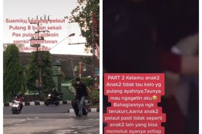 Punya Suami Seorang Pelaut, Wanita Ini Gemeteran Saking Rindunya Ingin Bertemu