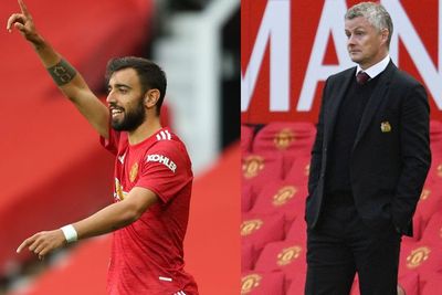 Bruno Fernandes Bantah Spekulasi Bertengkar dengan Solskjaer