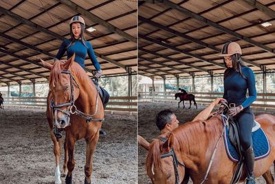 Geluti Hobi Berkuda di Tengah Pandemi, Anya Geraldine Bikin Netizen Khawatir