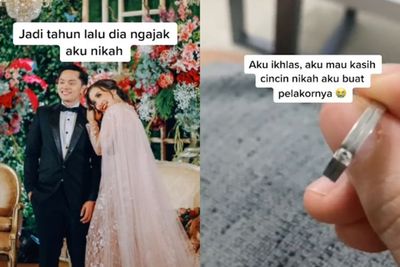 Istri Ini Kembalikan Cincin Nikahnya Pada Suami Untuk Pelakor