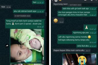 Istri Dicuekin Suami, Jalani Operasi Melahirkan Seorang Diri Hingga Akhirnya Bercerai