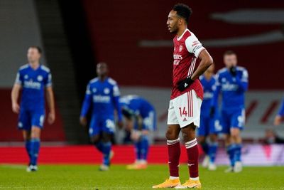 Arsenal Kalah dari Leicester, Aubameyang Mandul Gol Dalam 5 Pertandingan Sejak 2014