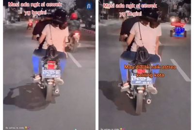 Cewek Langka, Masih Mau Diajak Naik Astrea Keliling Kota