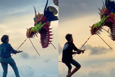 Viral Main Layang-layang Sambil Terbang di Jogja, Berani Coba?