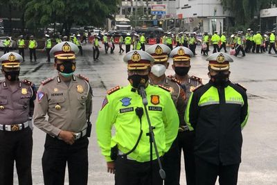 Gelar Apel Pengamanan Libur, Dirlantas: Laksanakan Tugas dengan Humanis