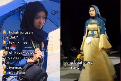 Diremehin Gegara Kuliah Jurusan Mesin, Namun Saat Cewek ini Dandan Bikin Netizen Pangling 