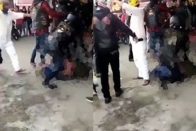 Viral Rombongan Moge Keroyok 2 Orang yang Diduga Anggota TNI