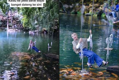 Ada Danau Sebening Kaca di Kuningan, Netizen: Tempatnya Adem Banget