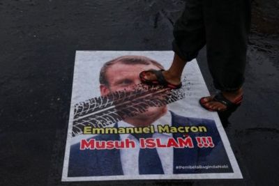 Diwawancara TV Arab, Presiden Prancis Buka Suara soal Kisuh Kartun Nabi Muhammad