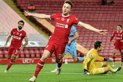 Liverpool Kalahkan West Ham United 2-1, Diogo Jota Jadi Penyelamat